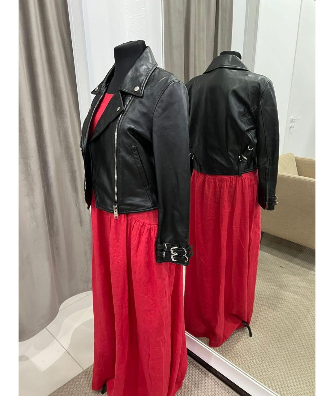 GIVENCHY Черная кожаная куртка, фото 5