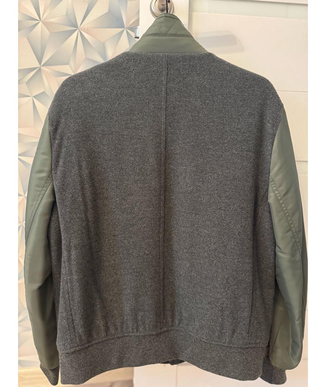 BRUNELLO CUCINELLI Антрацитовая шерстяная куртка, фото 2