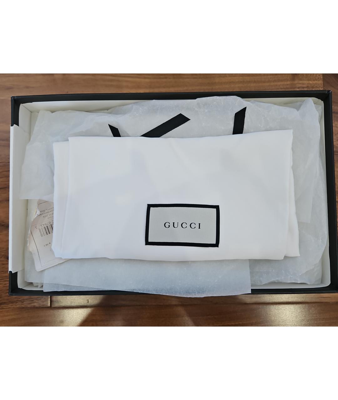 GUCCI Золотые туфли, фото 6