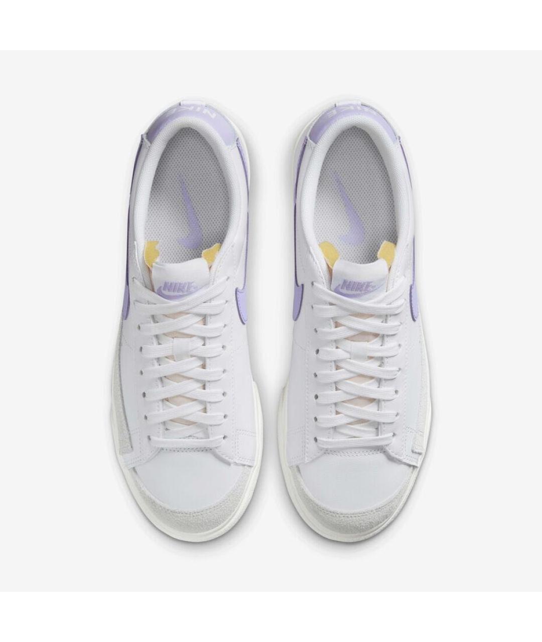 NIKE Белые кожаные кеды, фото 4