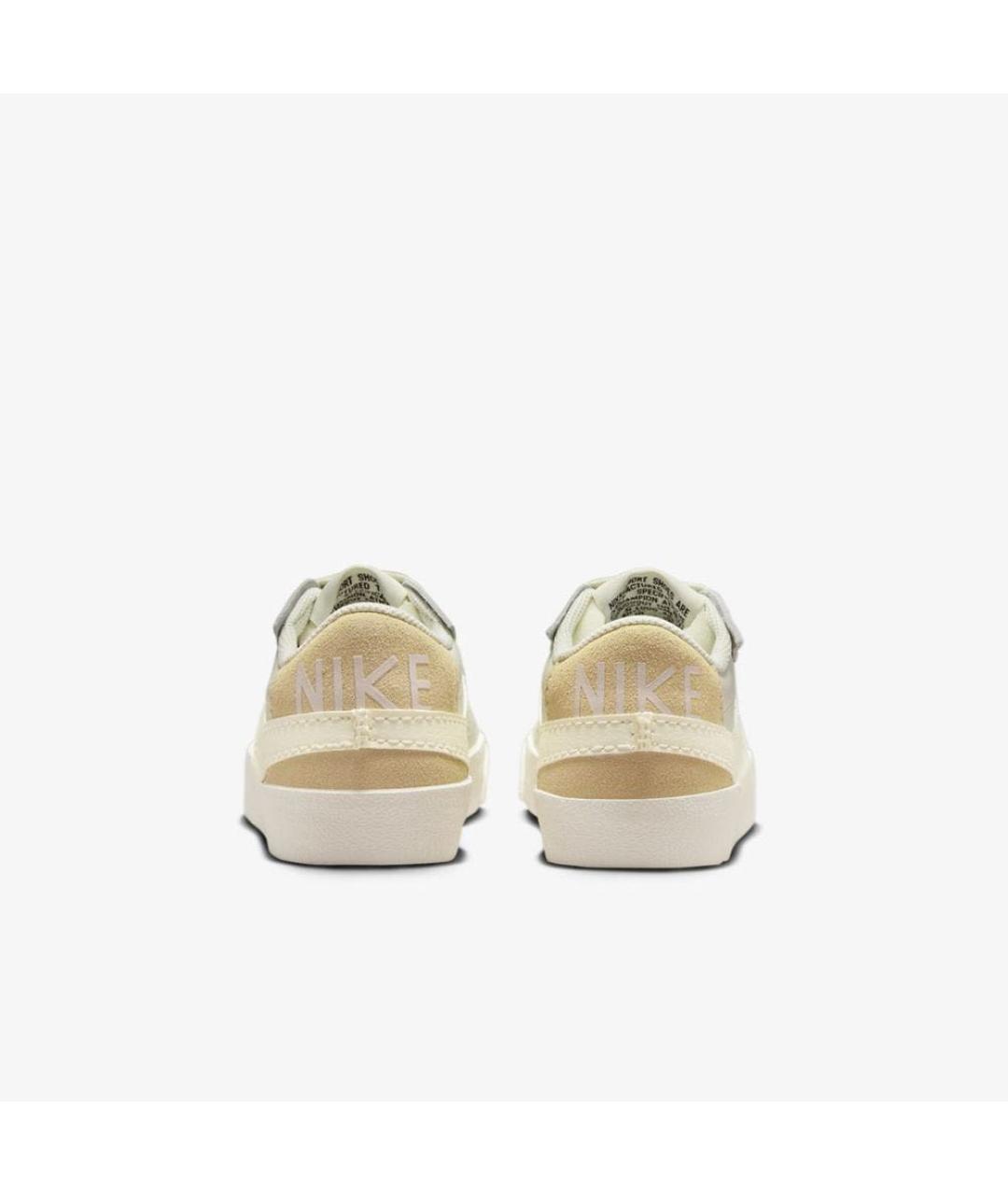 NIKE Бежевые кожаные кеды, фото 4
