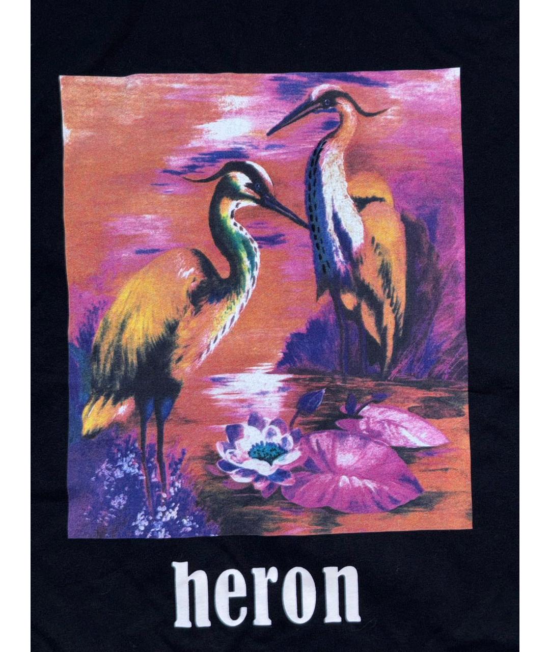 HERON PRESTON Черная футболка, фото 3