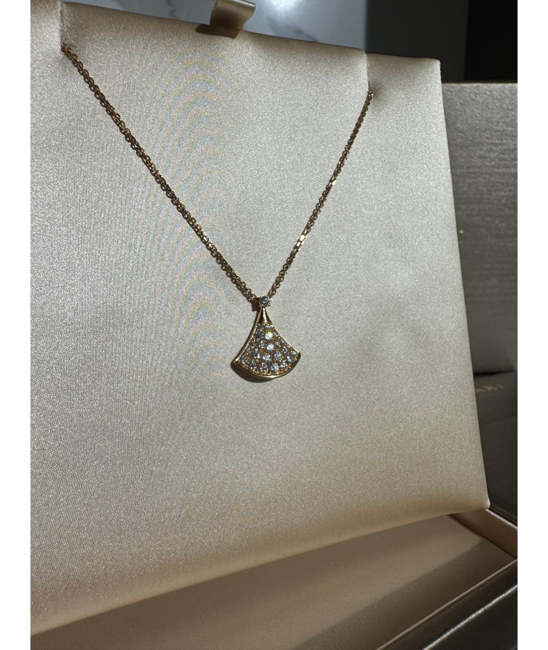 BVLGARI Золотое колье из желтого золота, фото 4