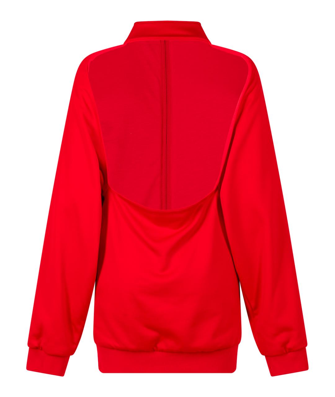 BALENCIAGA Красное хлопковое повседневное платье, фото 2