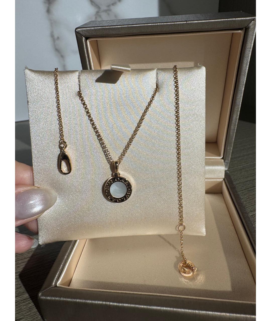BVLGARI Золотое колье из розового золота, фото 6