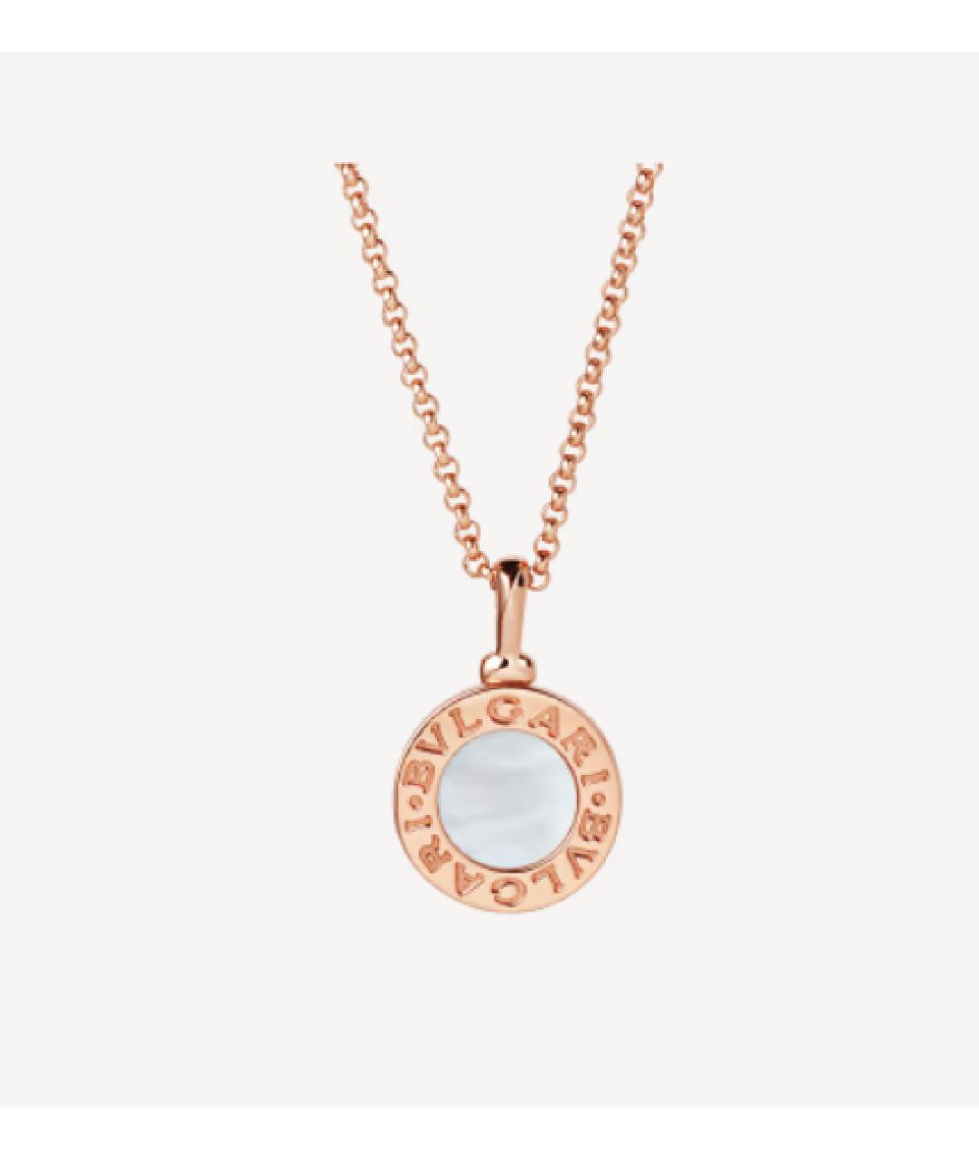 BVLGARI Золотое колье из розового золота, фото 8