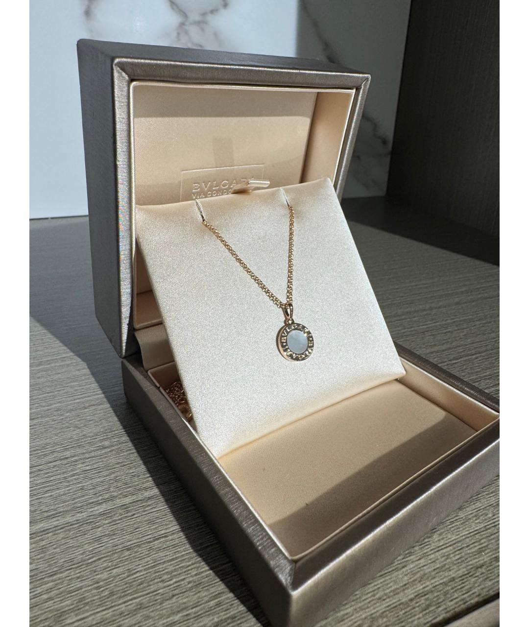 BVLGARI Золотое колье из розового золота, фото 4