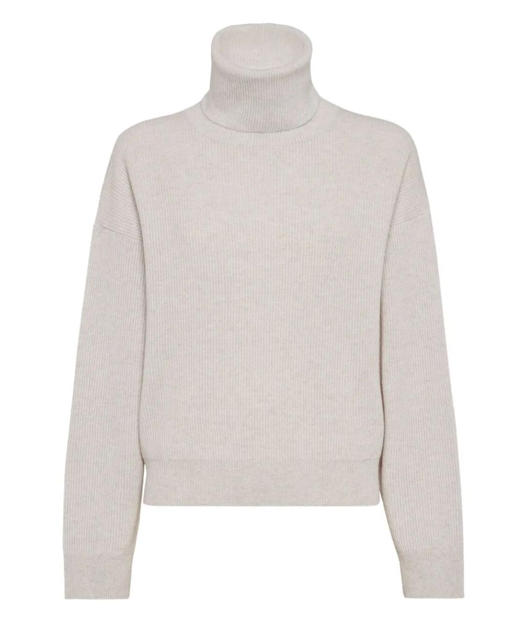 BRUNELLO CUCINELLI Серый кашемировый джемпер / свитер, фото 1