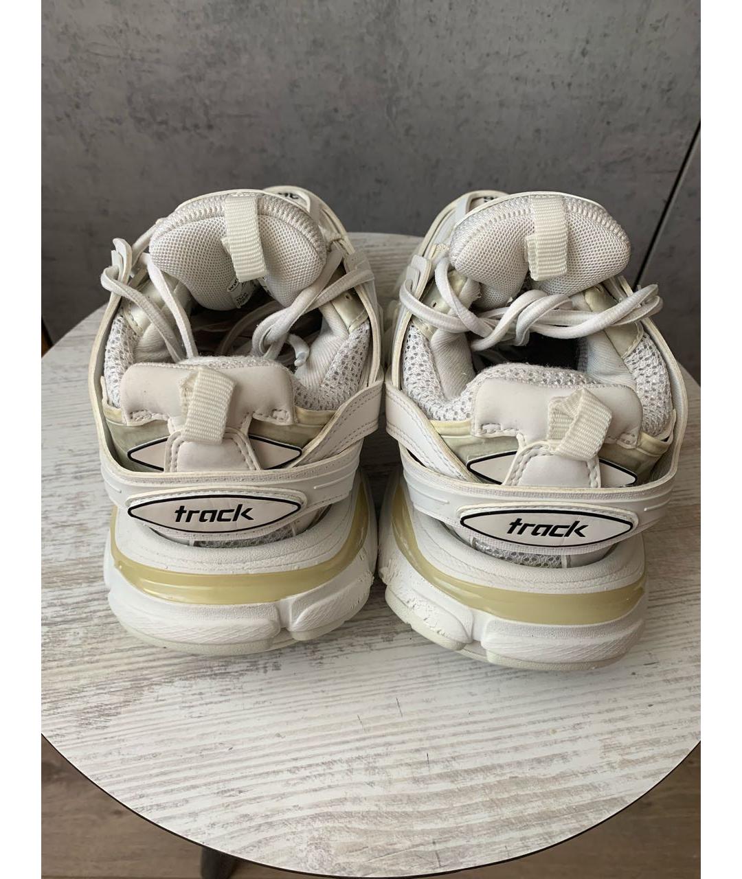 BALENCIAGA Белые кроссовки, фото 4