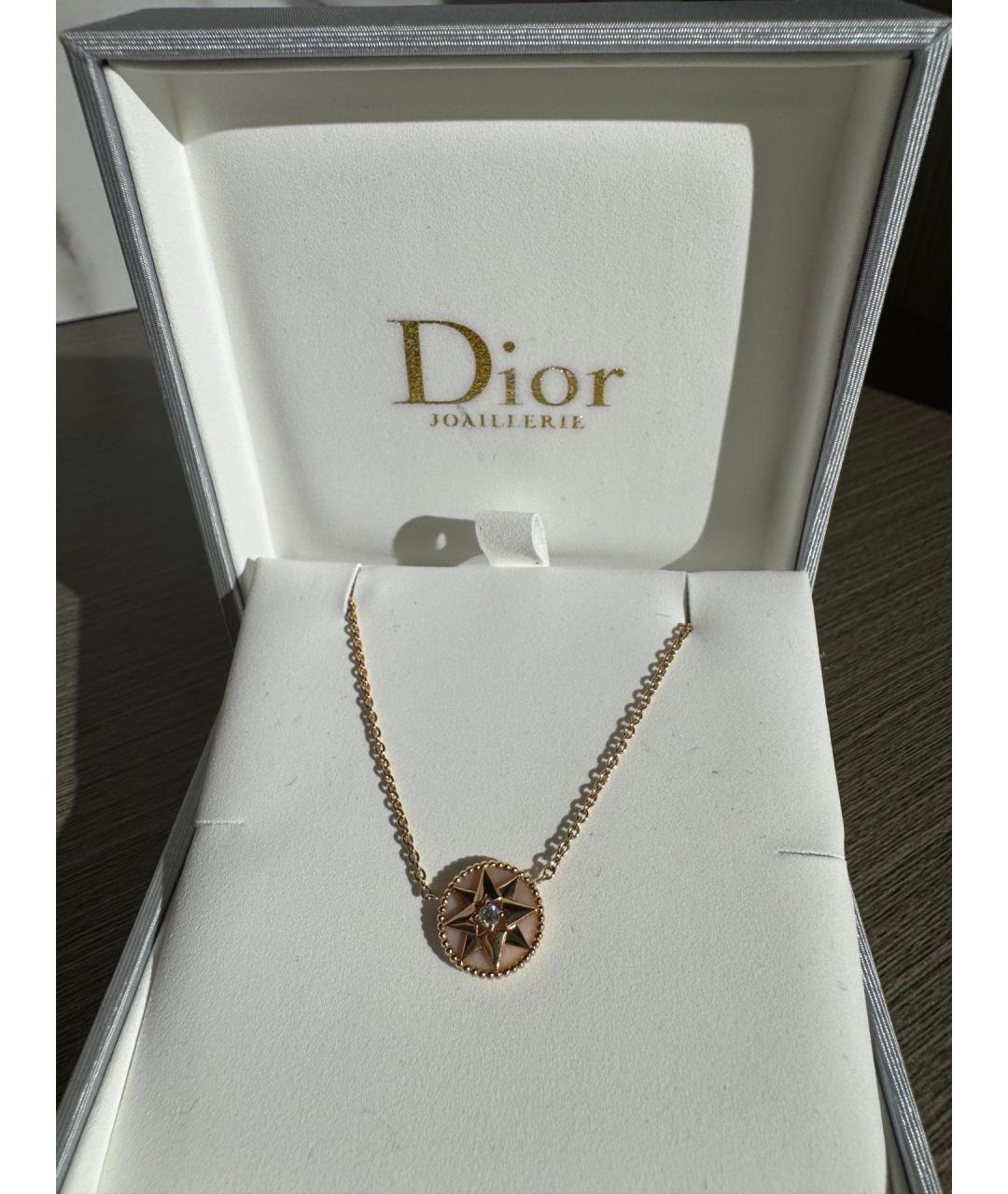 CHRISTIAN DIOR Золотое колье из розового золота, фото 2