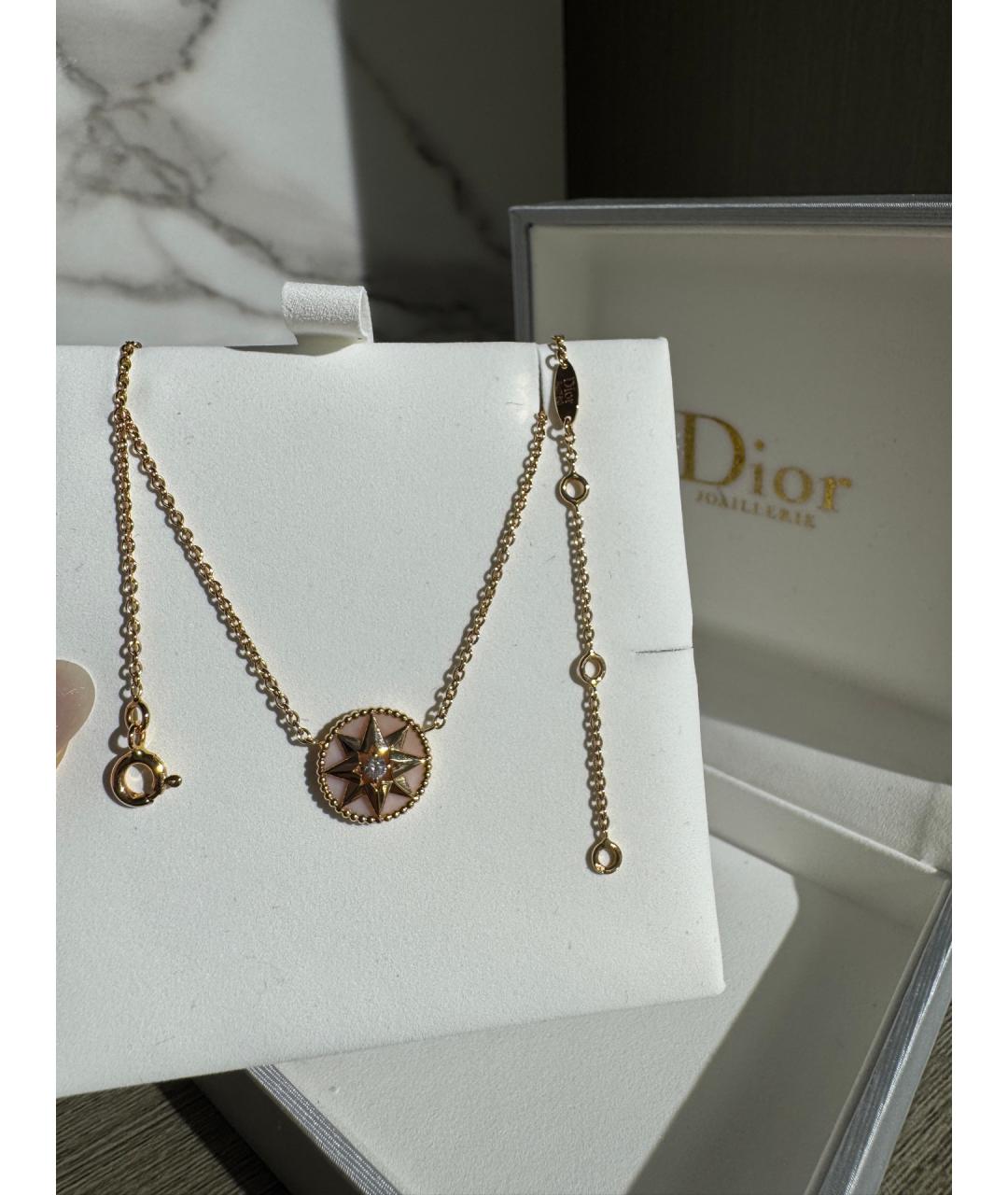 CHRISTIAN DIOR Золотое колье из розового золота, фото 7