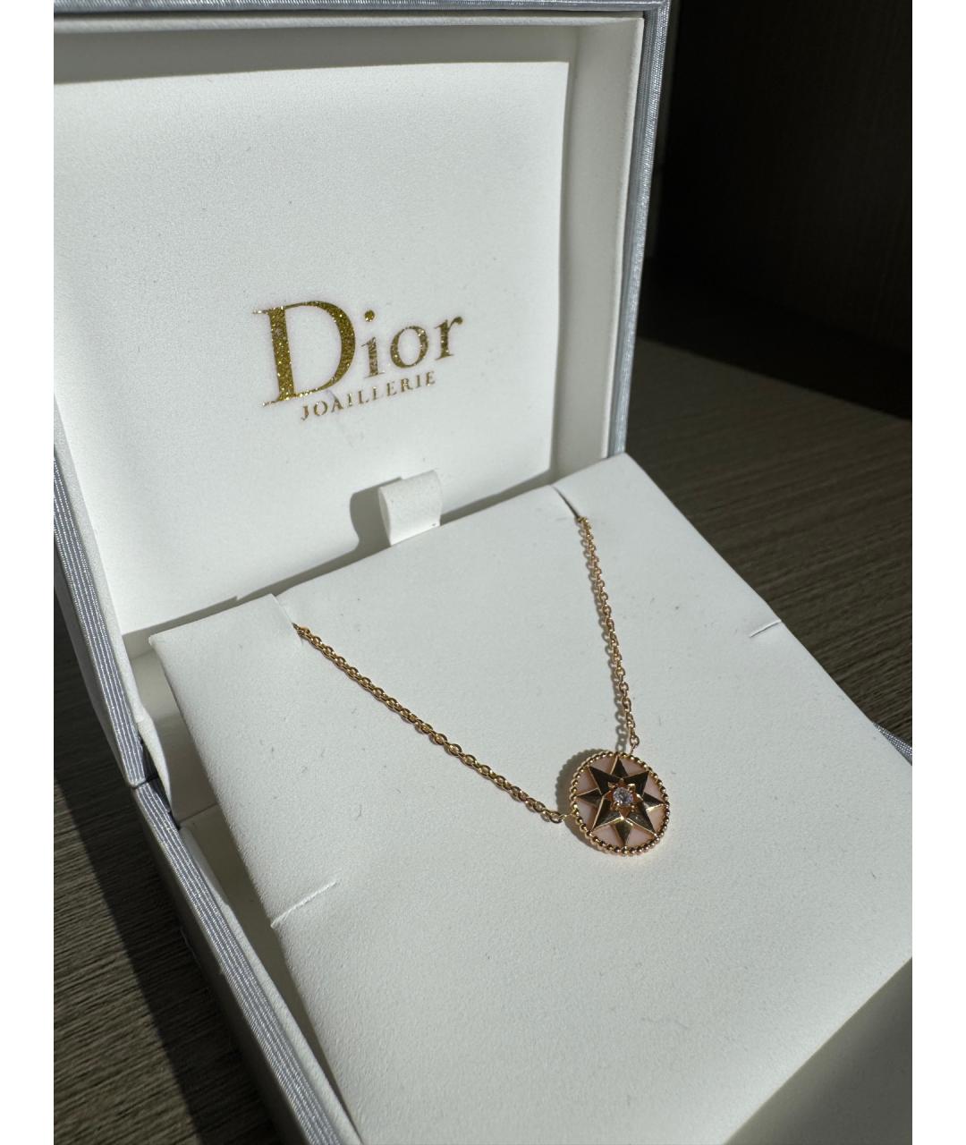 CHRISTIAN DIOR Золотое колье из розового золота, фото 3