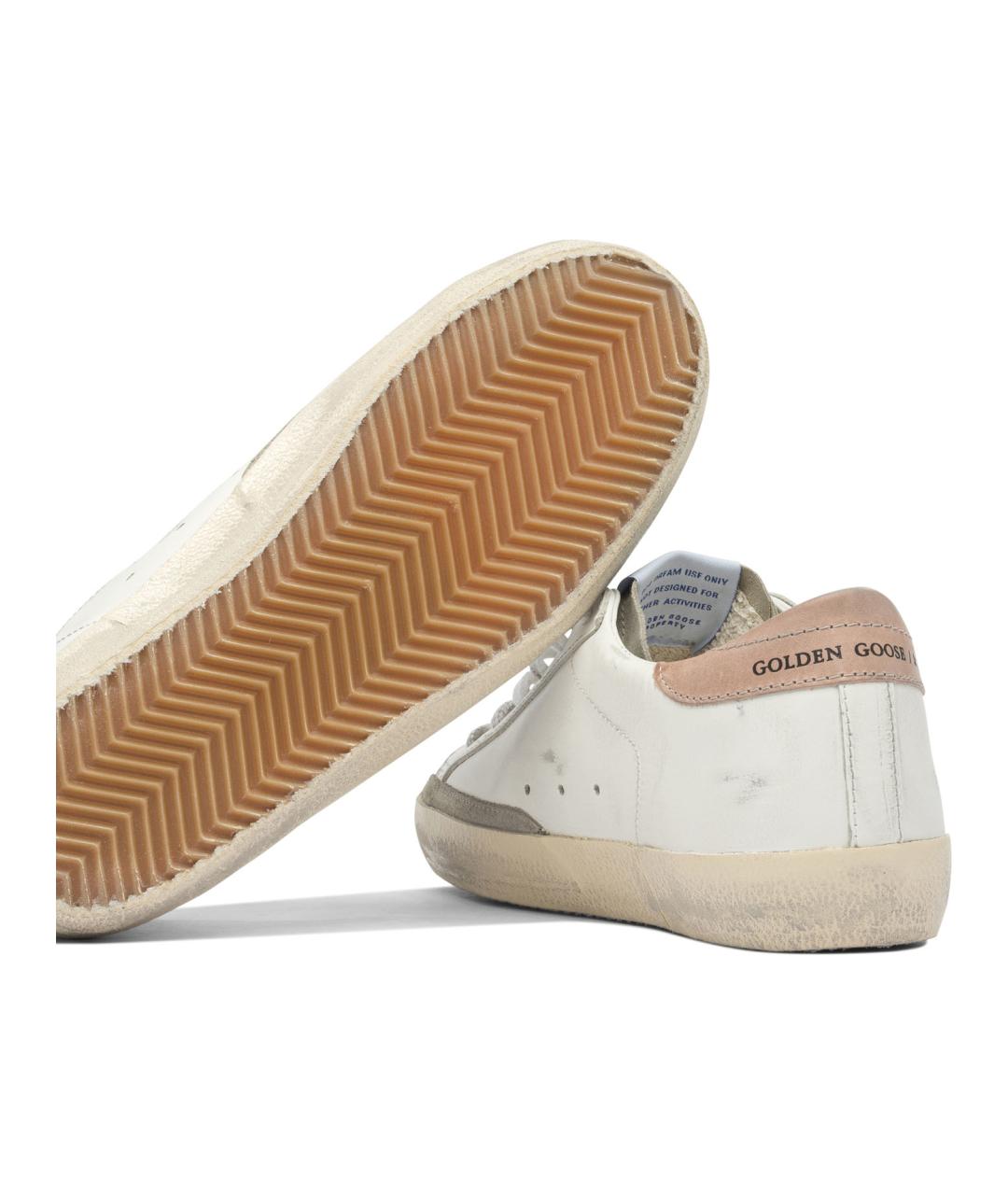 GOLDEN GOOSE DELUXE BRAND Белые кожаные кеды, фото 4