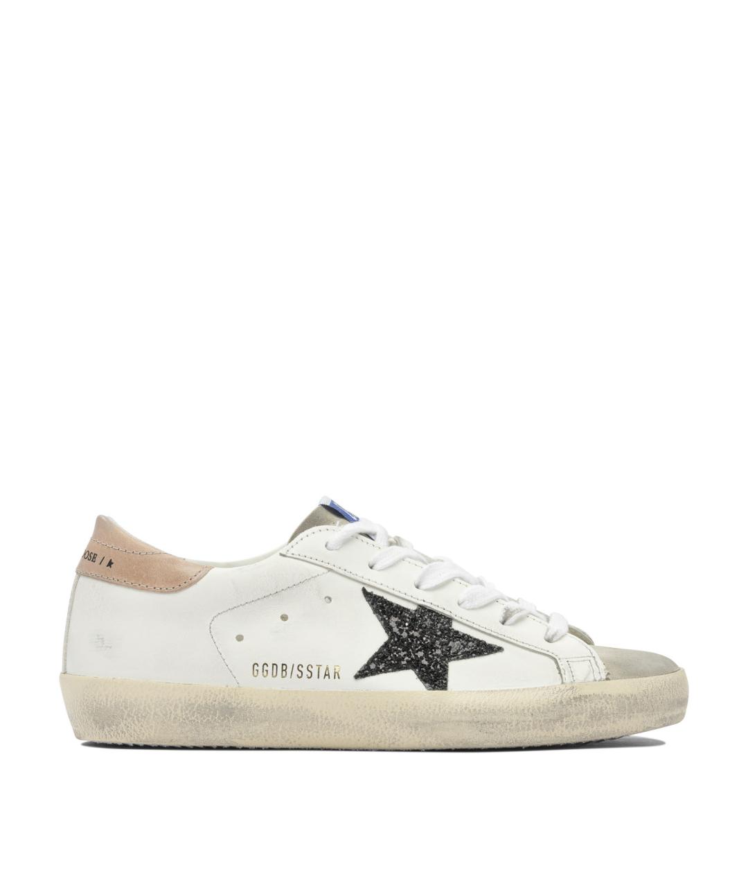 GOLDEN GOOSE DELUXE BRAND Белые кожаные кеды, фото 1