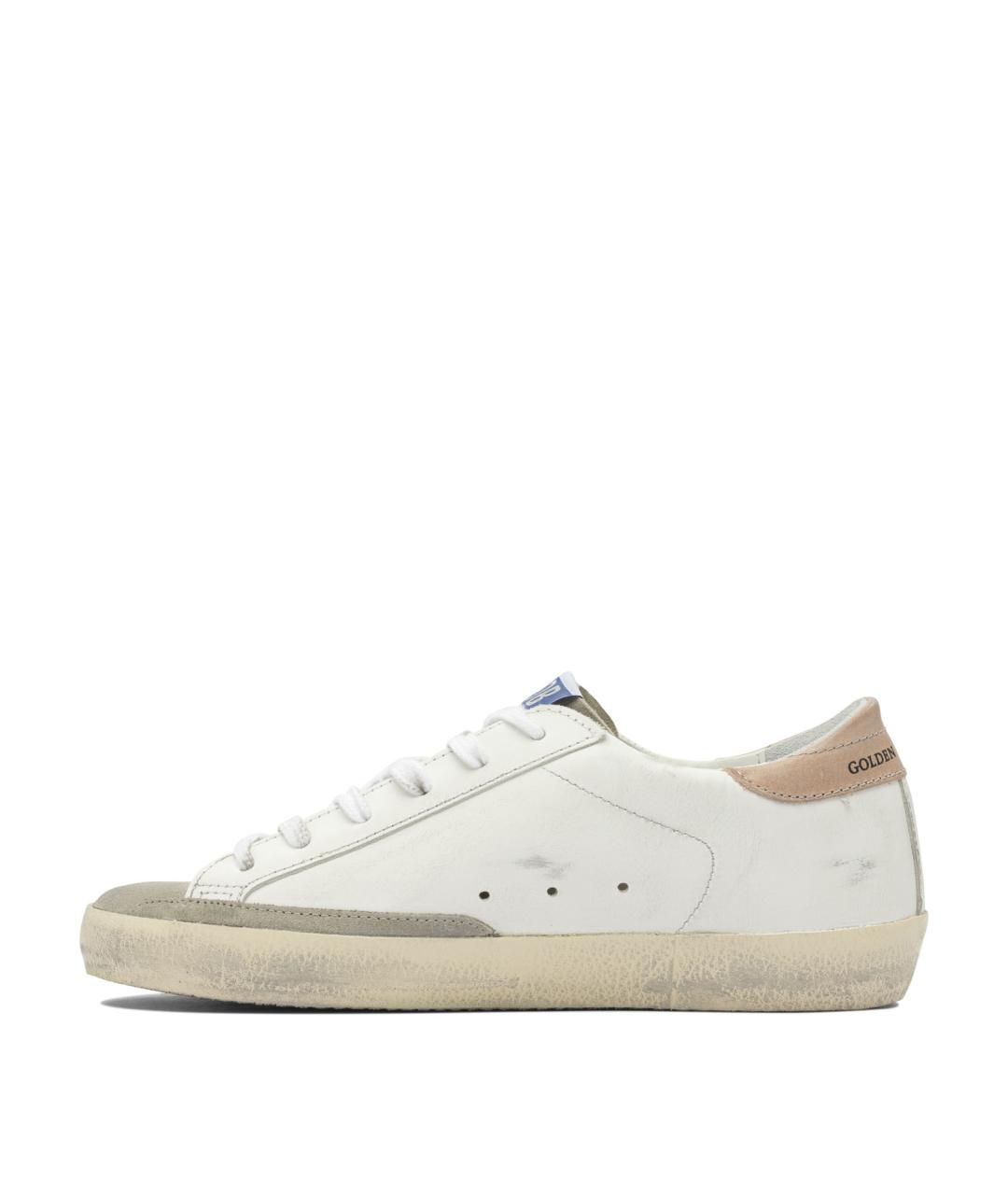 GOLDEN GOOSE DELUXE BRAND Белые кожаные кеды, фото 2