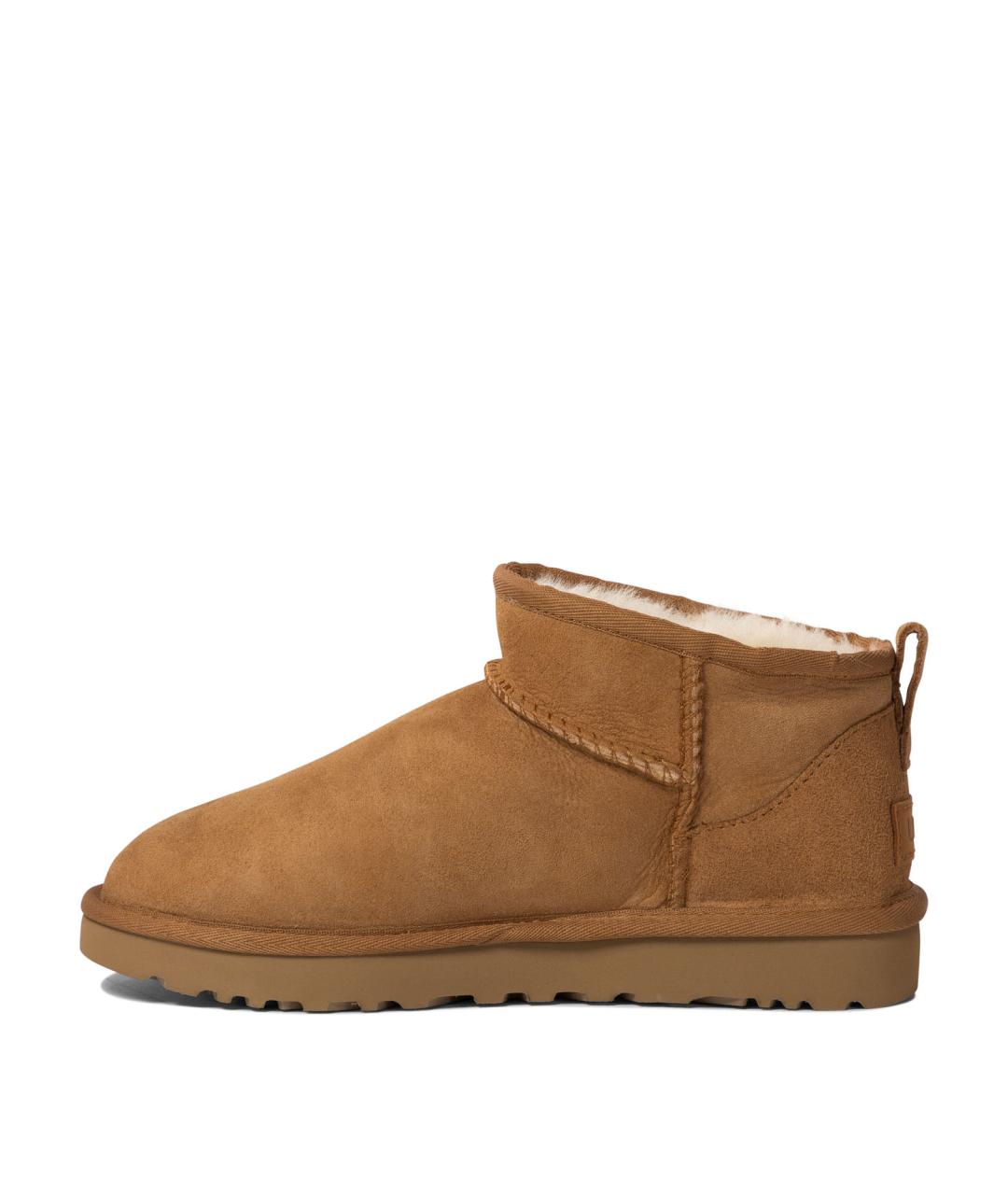 UGG AUSTRALIA Коричневые замшевые ботинки, фото 3