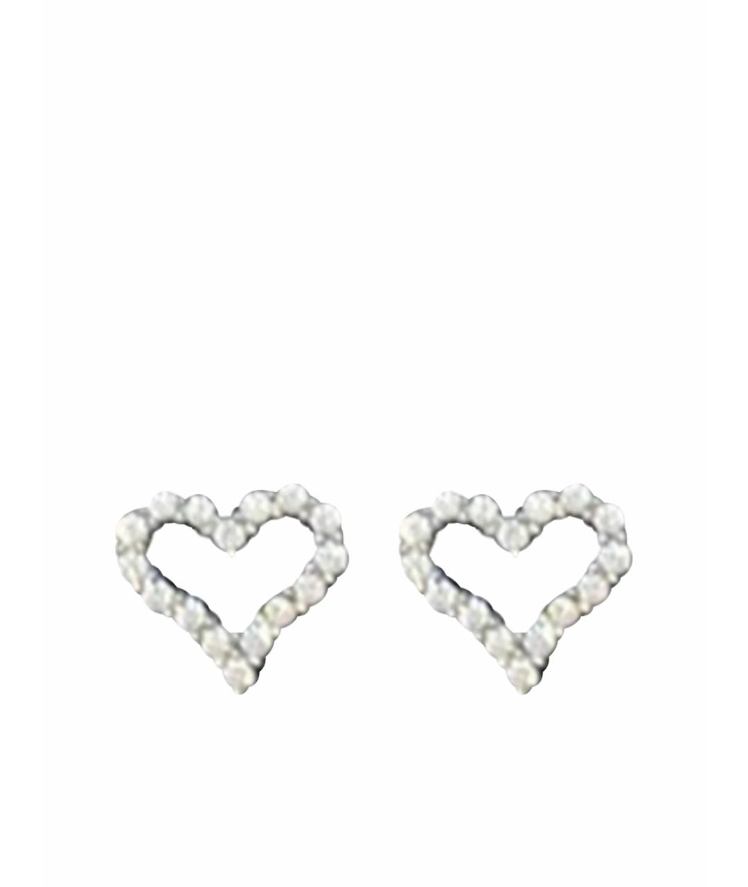 TIFFANY&CO Серебряные серьги из белого золота, фото 1