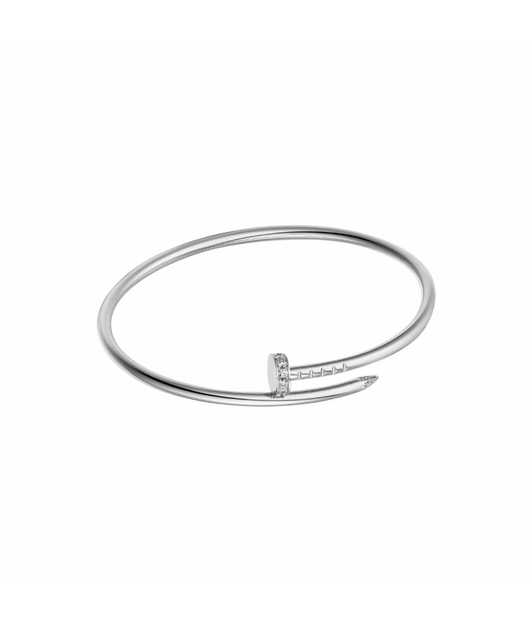 CARTIER Серебрянный браслет из белого золота, фото 1