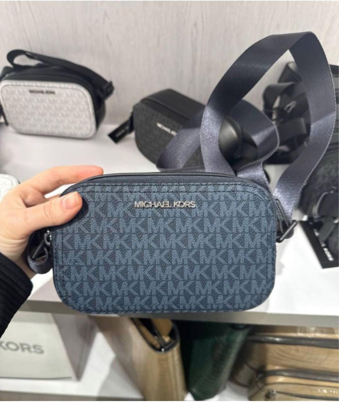 MICHAEL KORS Темно-синяя сумка на плечо, фото 8