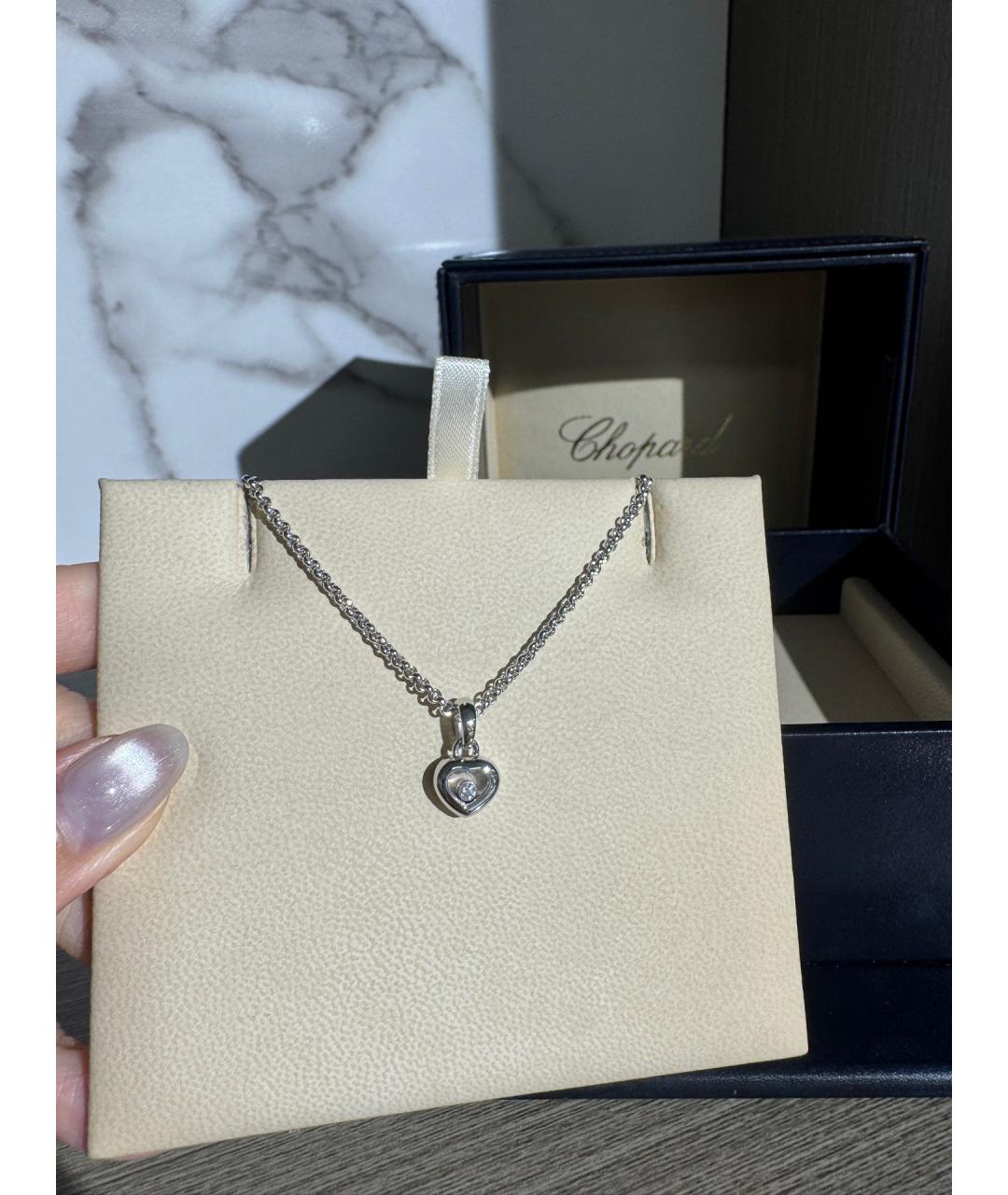 CHOPARD Серебряное колье из белого золота, фото 3