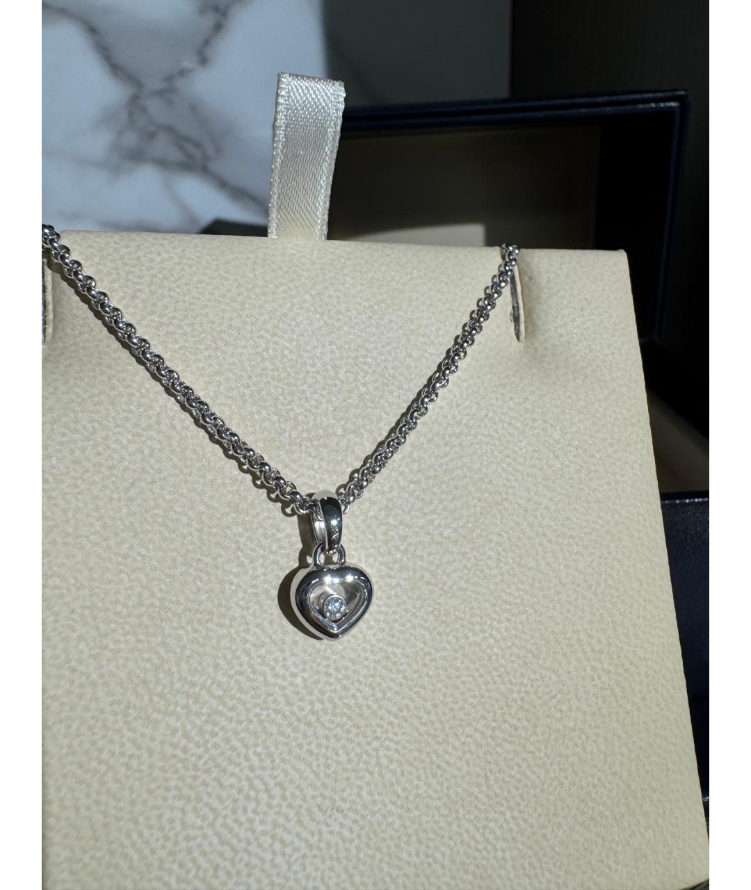 CHOPARD Серебряное колье из белого золота, фото 4