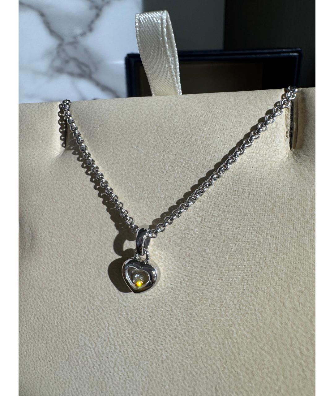 CHOPARD Серебряное колье из белого золота, фото 5