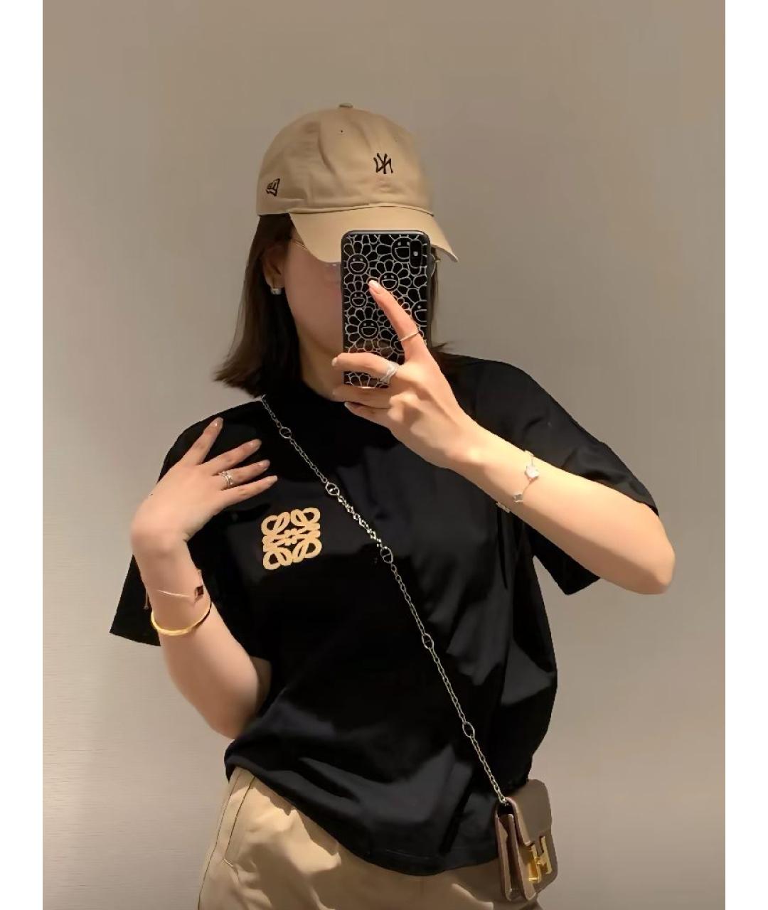LOEWE Черная футболка, фото 4