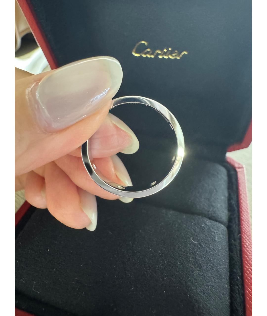 CARTIER Серебряное кольцо из белого золота, фото 7