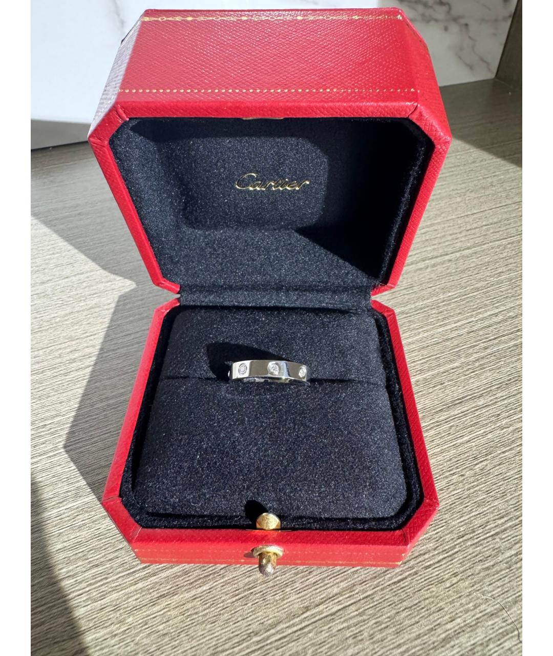 CARTIER Серебряное кольцо из белого золота, фото 2