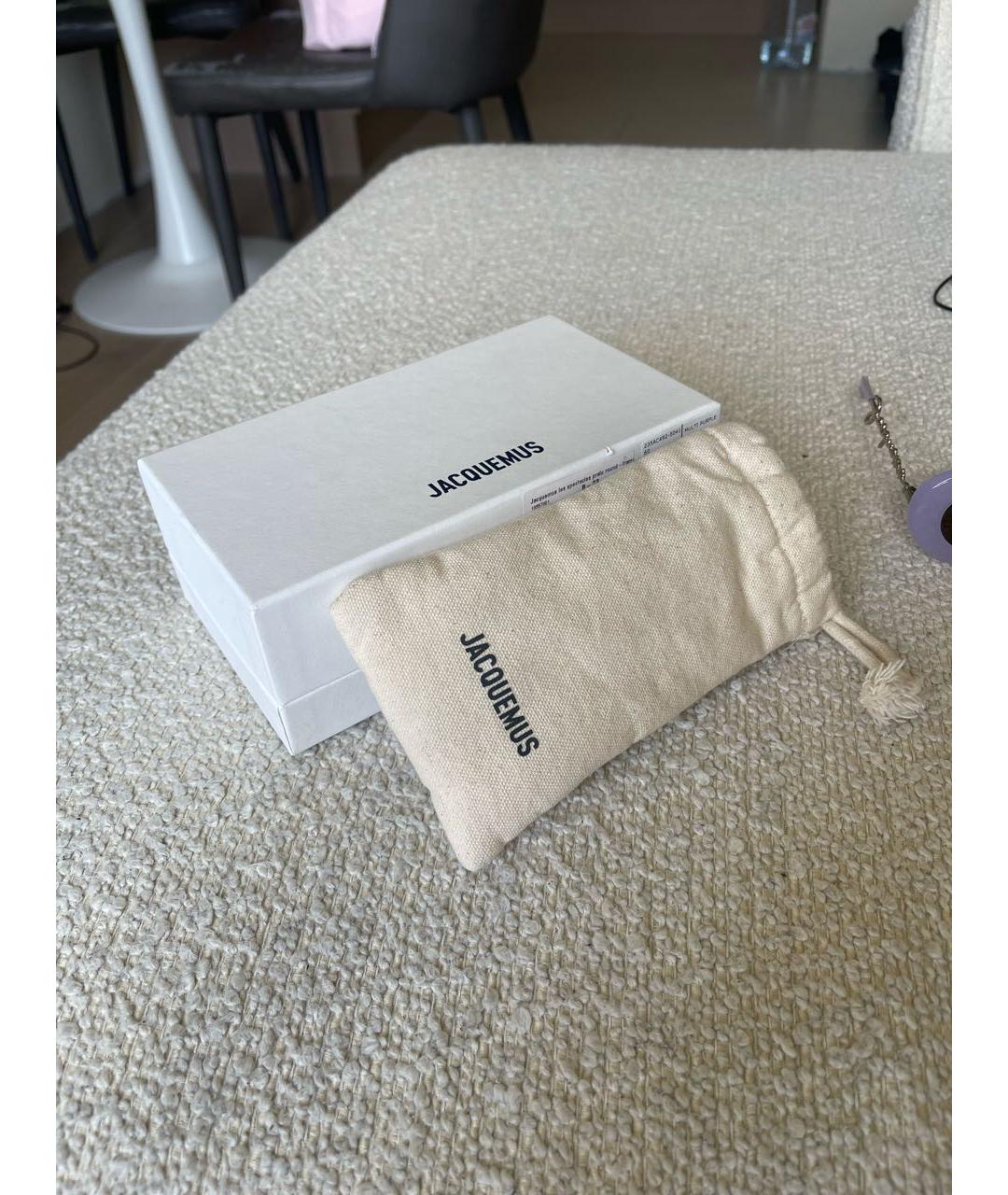 JACQUEMUS Фиолетовые пластиковые солнцезащитные очки, фото 4