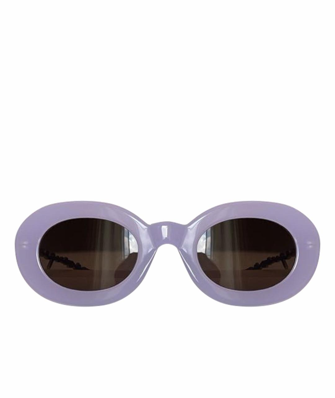 JACQUEMUS Фиолетовые пластиковые солнцезащитные очки, фото 1