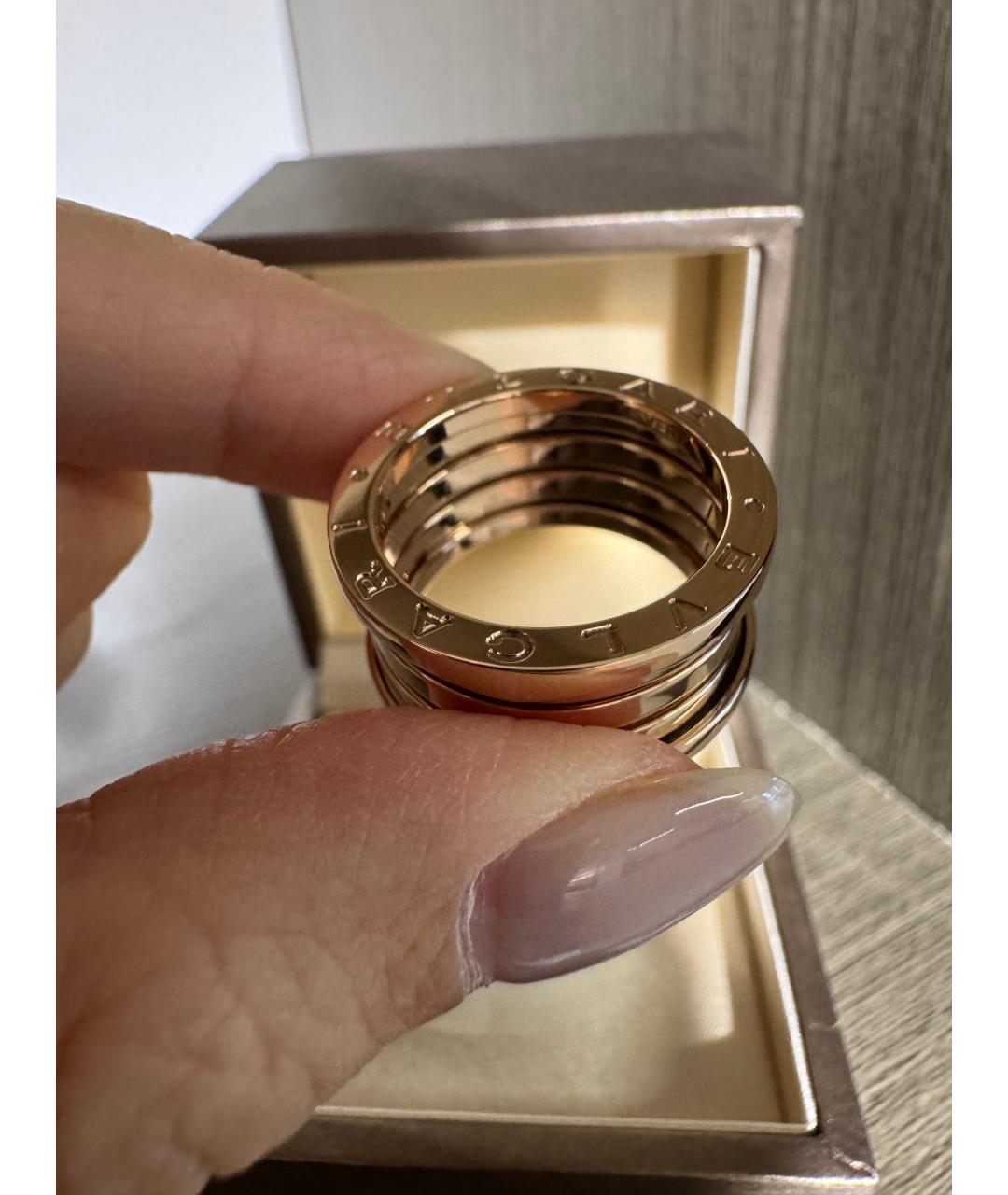 BVLGARI Золотое кольцо из розового золота, фото 6
