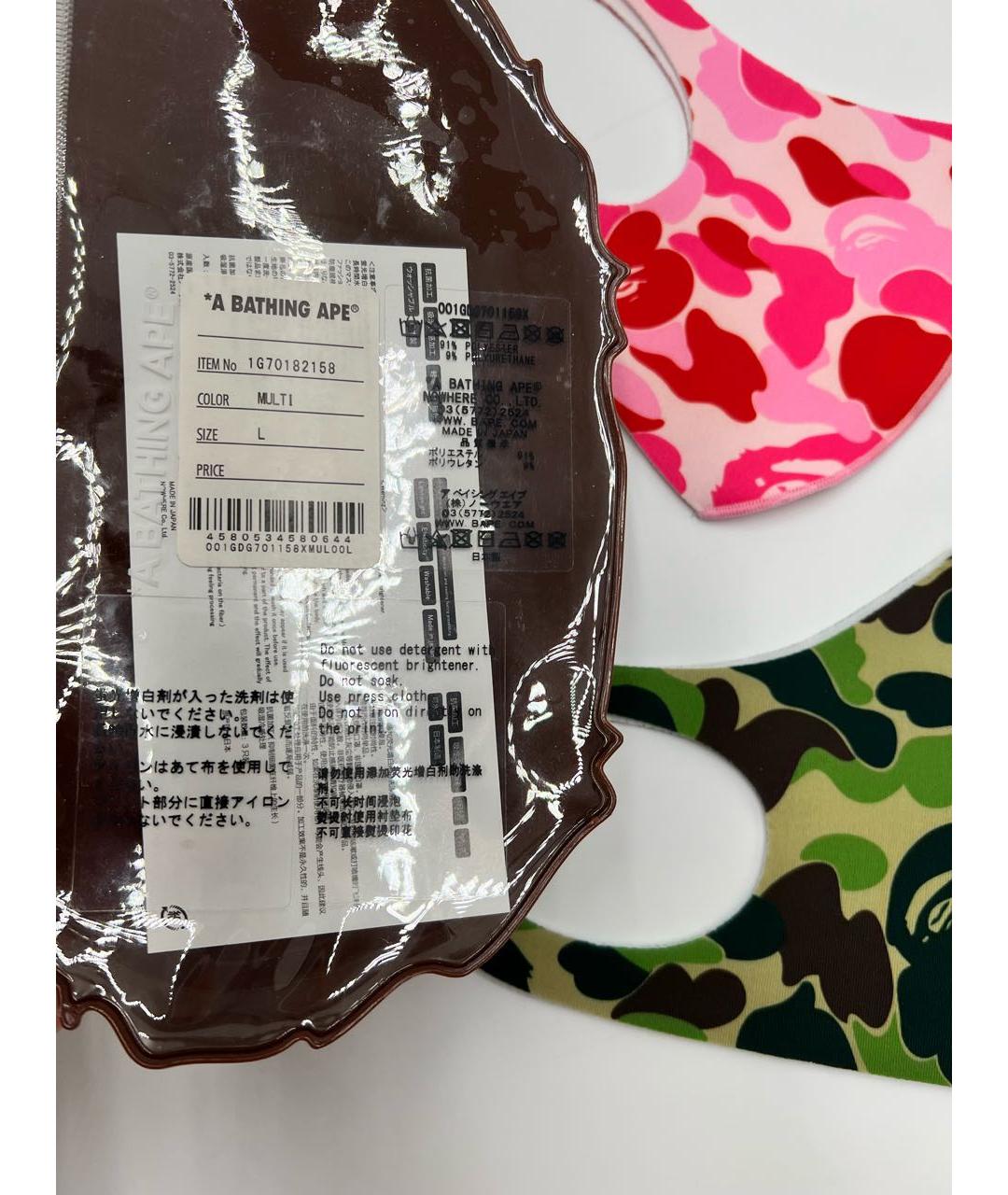 A BATHING APE Мульти шарф, фото 3