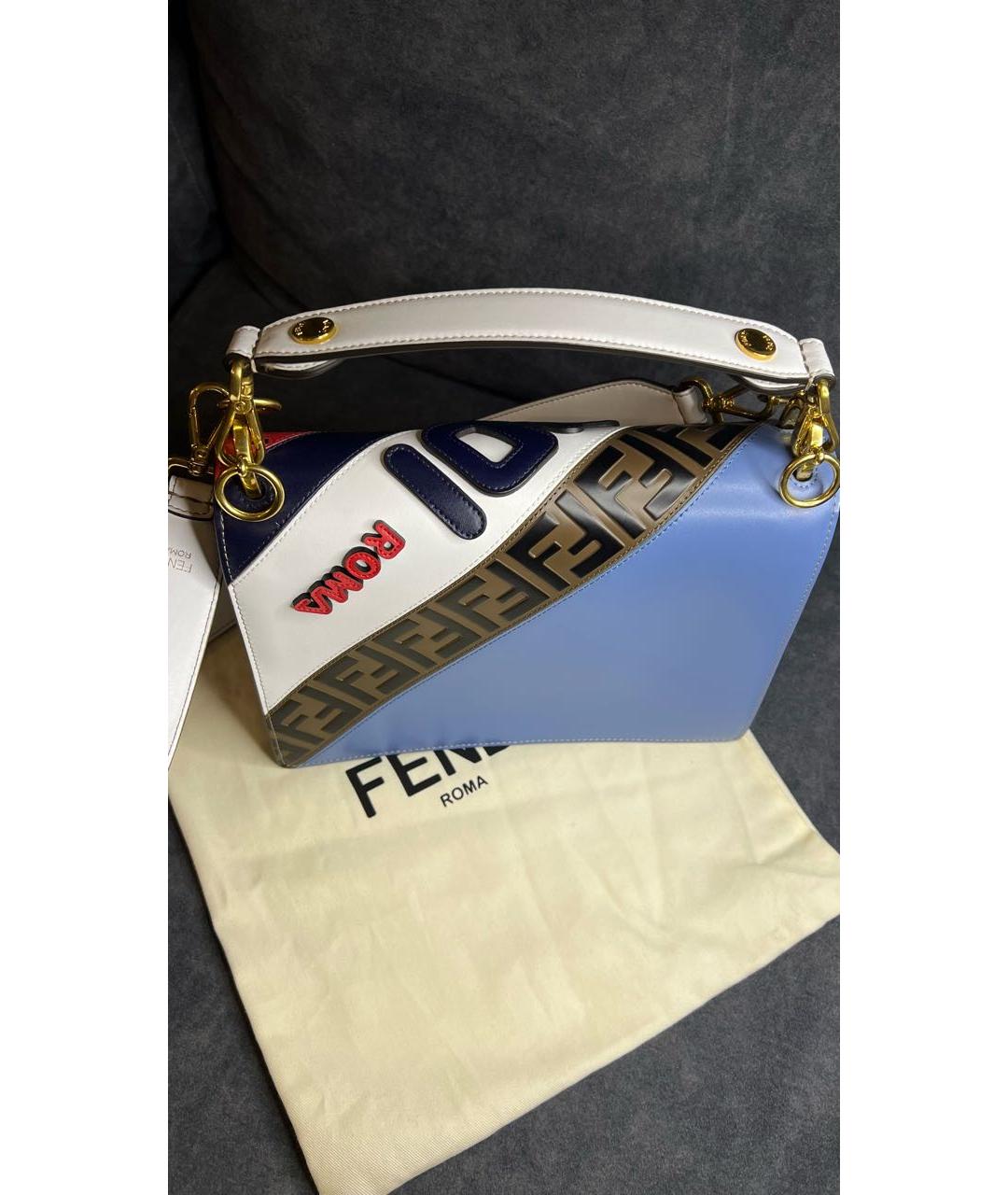 FENDI Кожаная сумка через плечо, фото 3