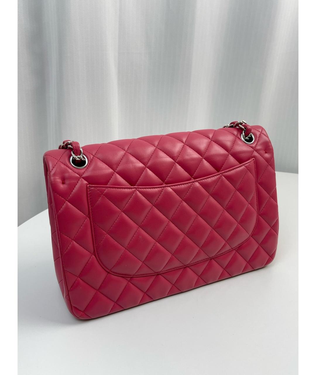 CHANEL Красная кожаная сумка тоут, фото 2
