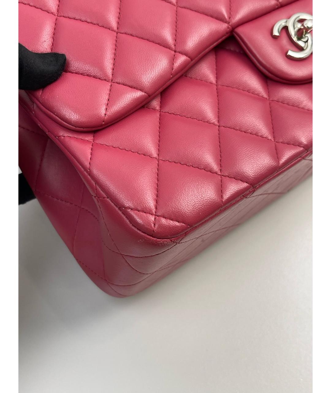 CHANEL Красная кожаная сумка тоут, фото 3