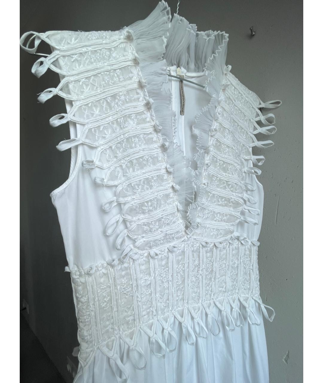 ERMANNO SCERVINO Белое хлопковое платье, фото 8