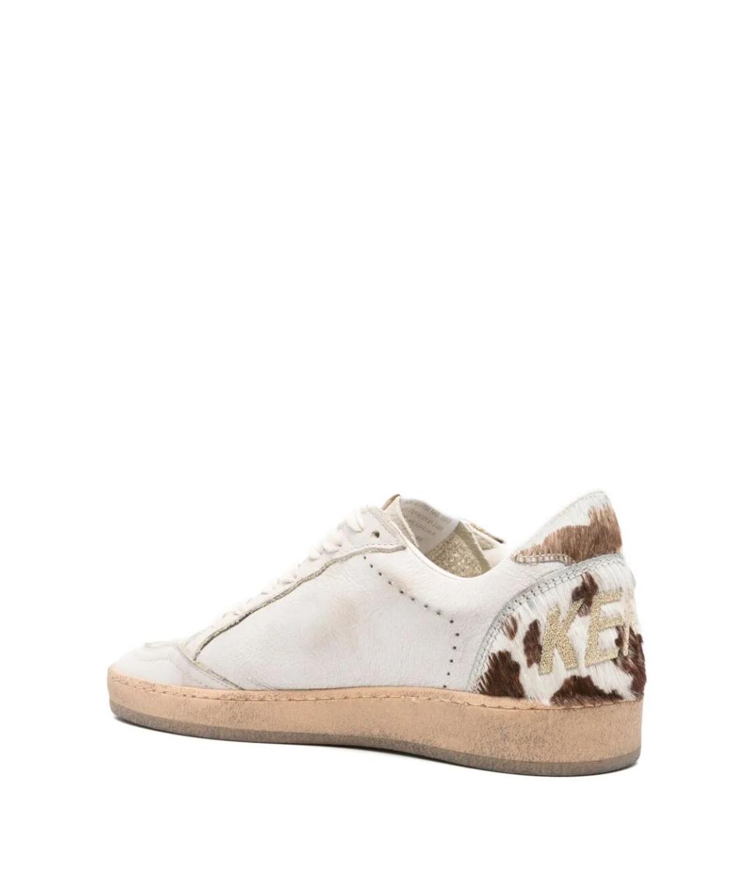 GOLDEN GOOSE DELUXE BRAND Белые кожаные кеды, фото 3