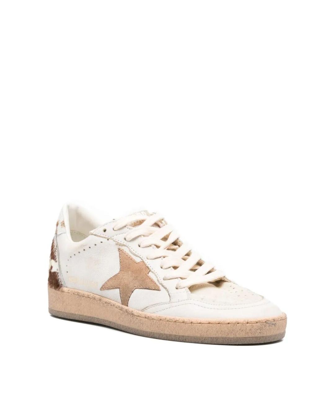 GOLDEN GOOSE DELUXE BRAND Белые кожаные кеды, фото 2