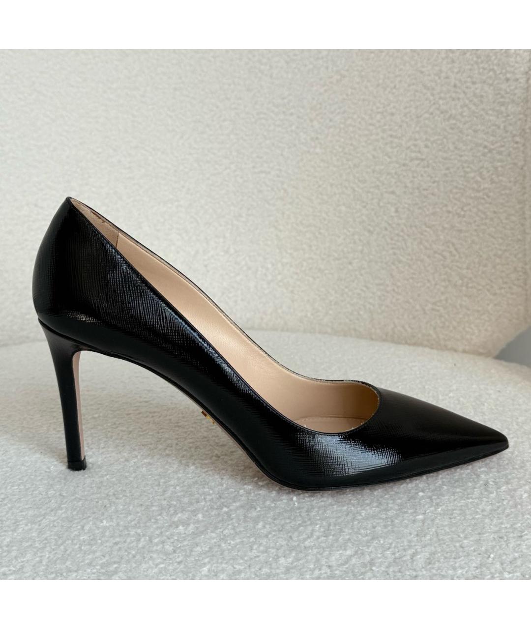 PRADA Черные кожаные туфли, фото 8