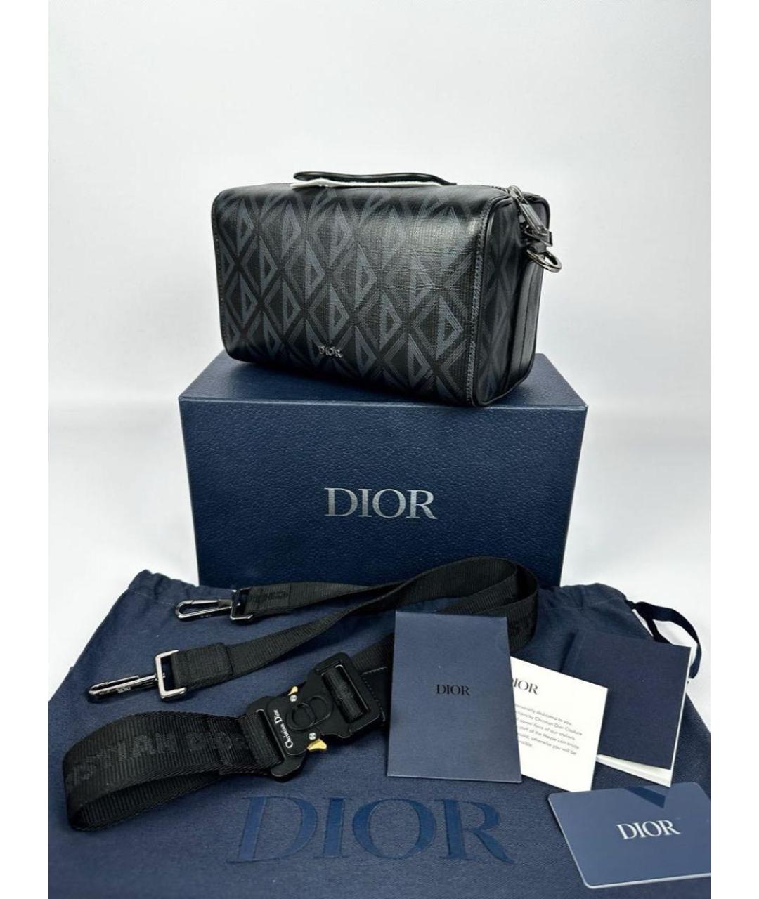 CHRISTIAN DIOR Черная сумка на плечо, фото 3