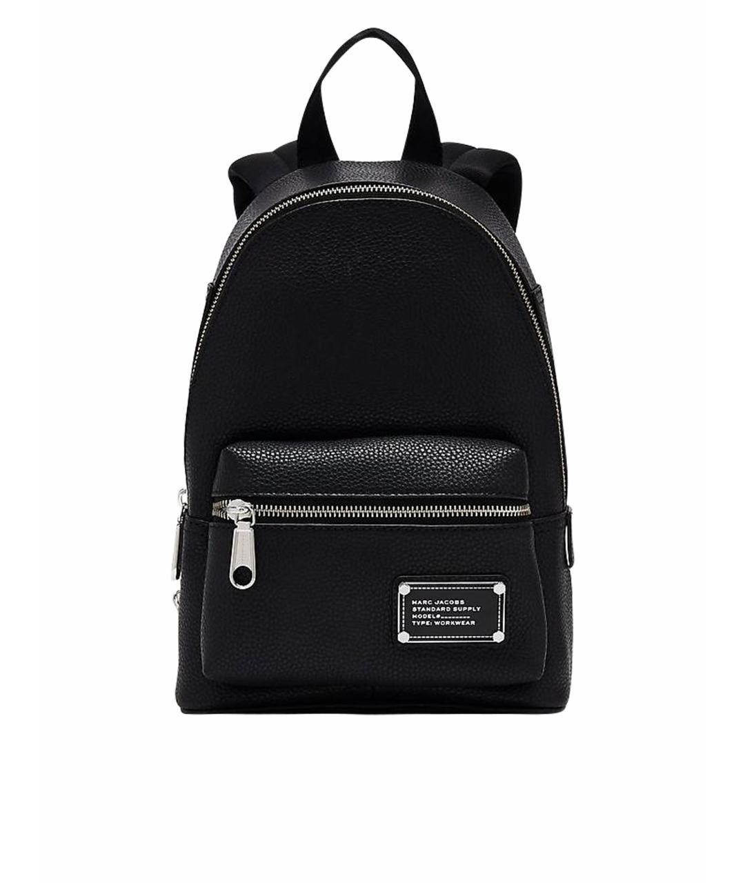MARC JACOBS Черный кожаный рюкзак, фото 1