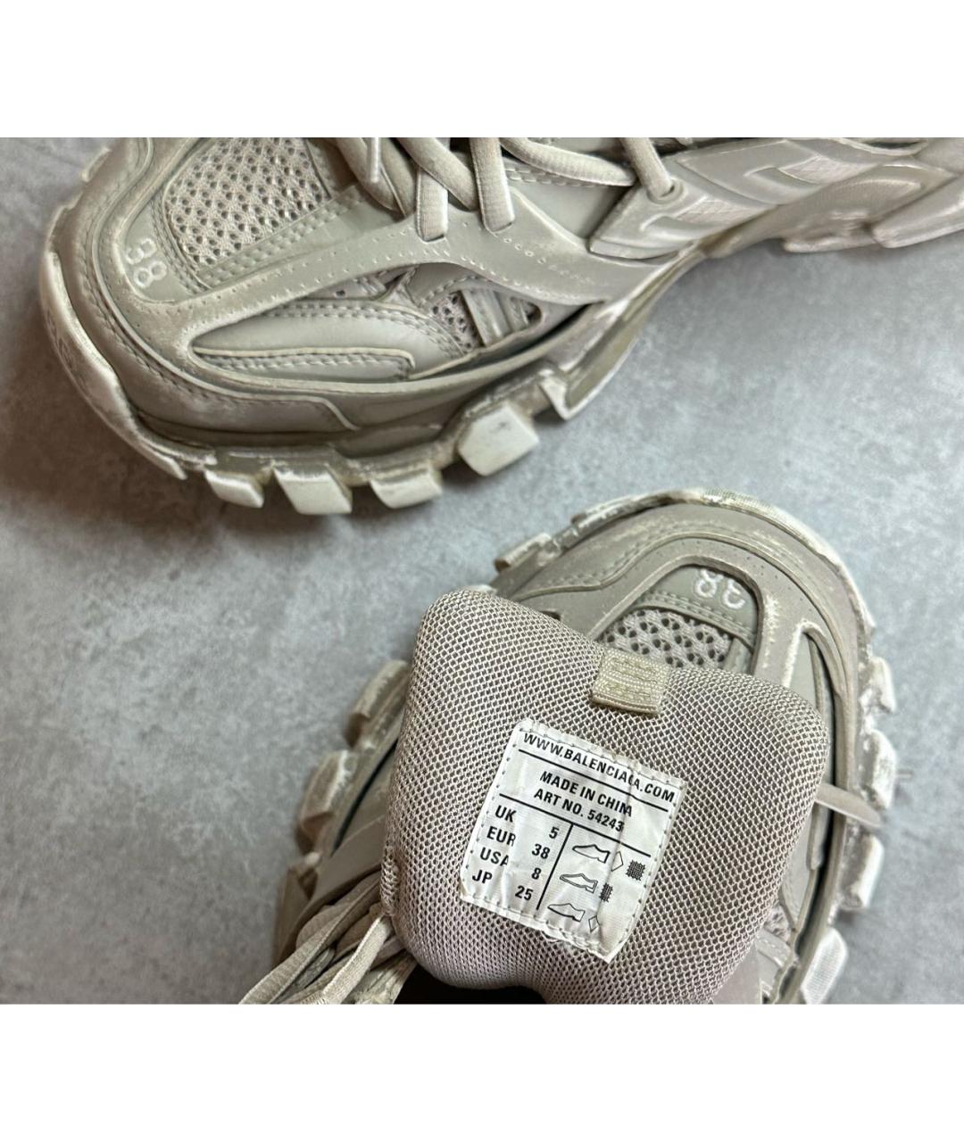 BALENCIAGA Серые кроссовки, фото 6