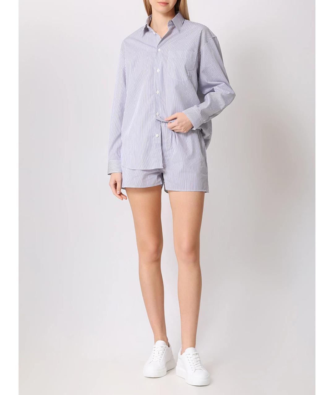 SPORTY AND RICH Белый хлопковый костюм с брюками, фото 4