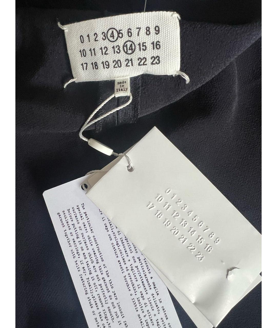 MAISON MARGIELA Черное вискозное вечернее платье, фото 4