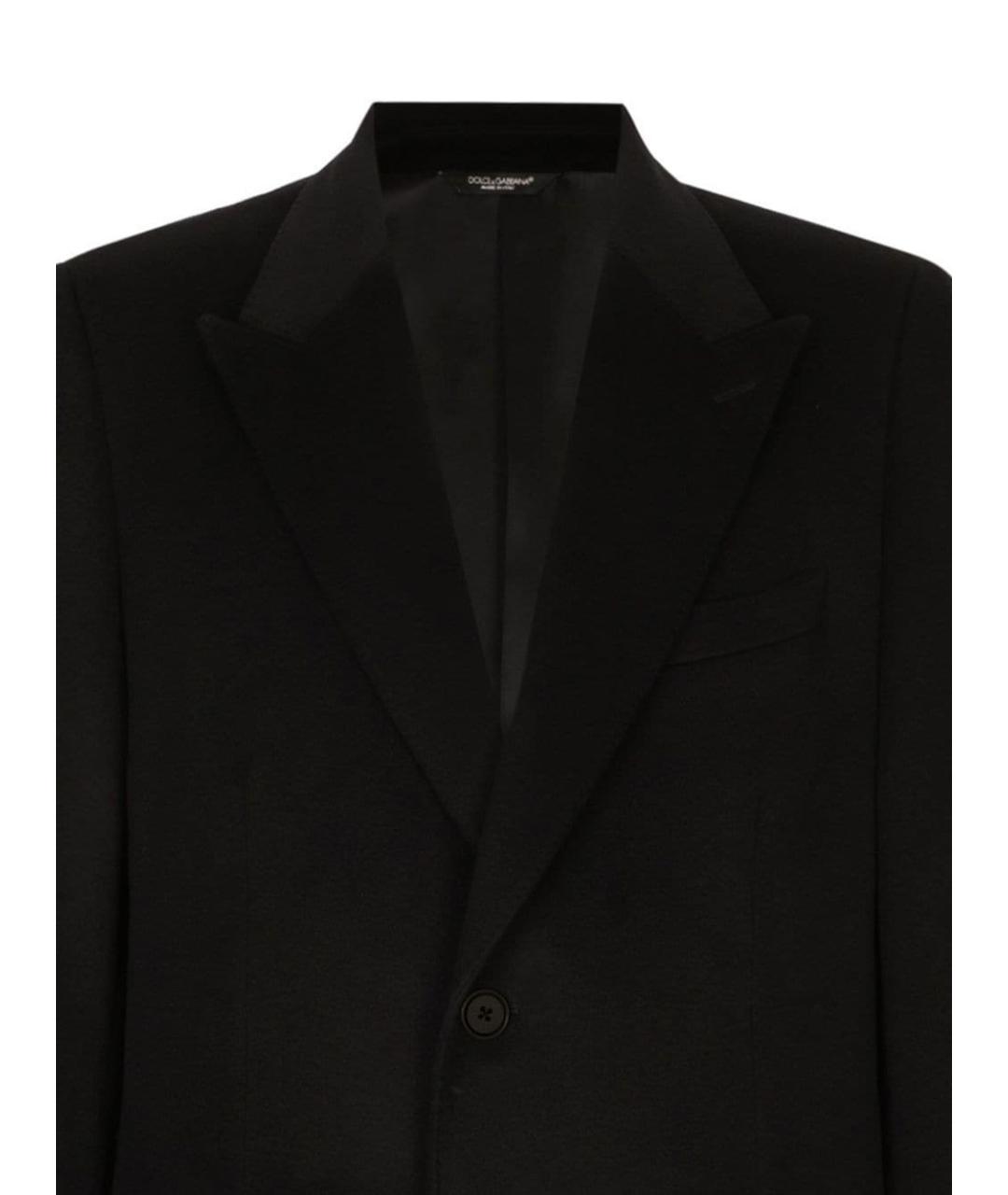 DOLCE&GABBANA Черное пальто, фото 2