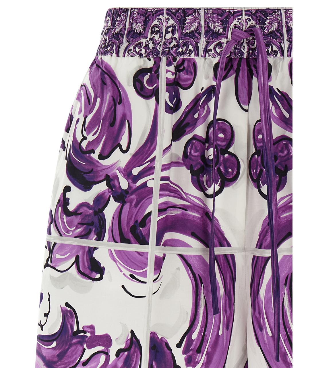 DOLCE&GABBANA Мульти хлопковые шорты, фото 3