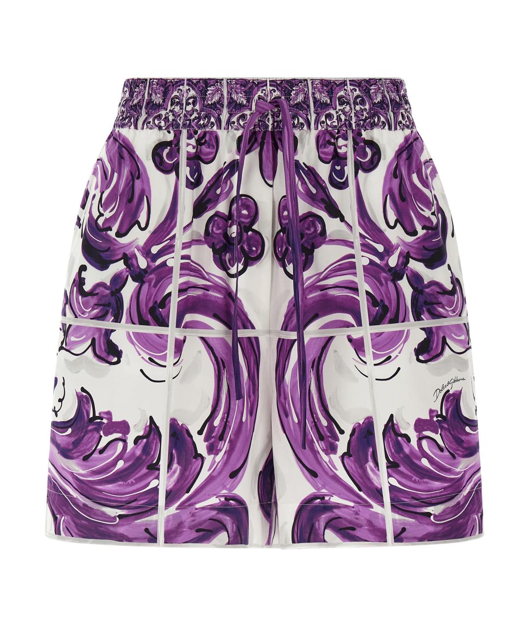 DOLCE&GABBANA Мульти хлопковые шорты, фото 1