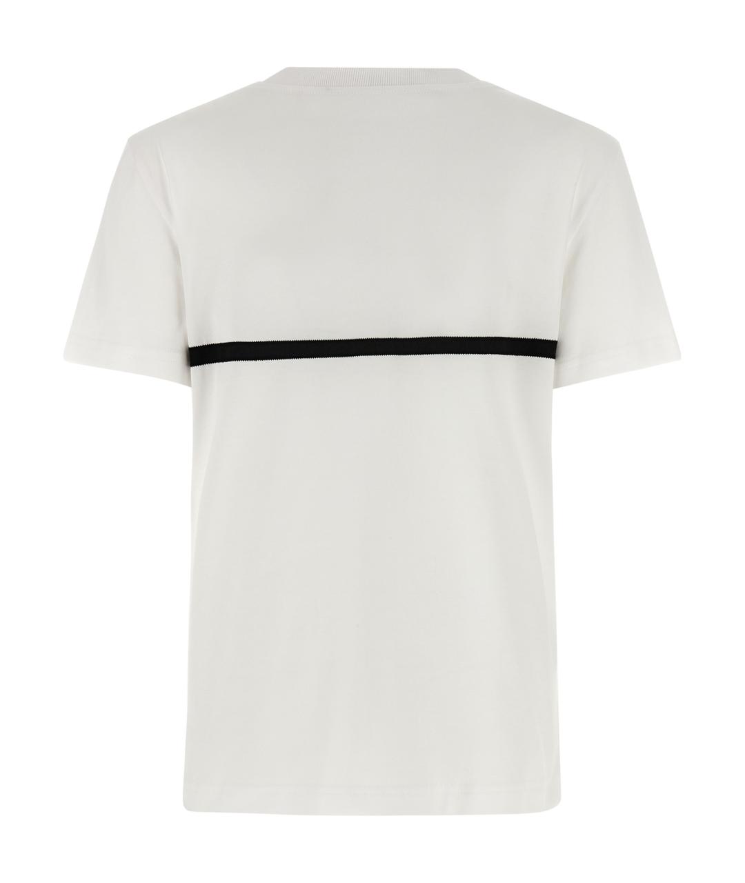 DOLCE&GABBANA Белая хлопковая футболка, фото 2