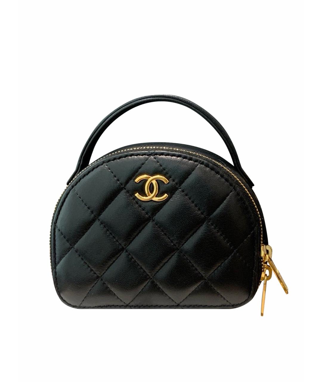 CHANEL Черная кожаная сумка тоут, фото 1